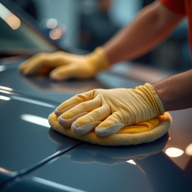 Hand polishing bonnet